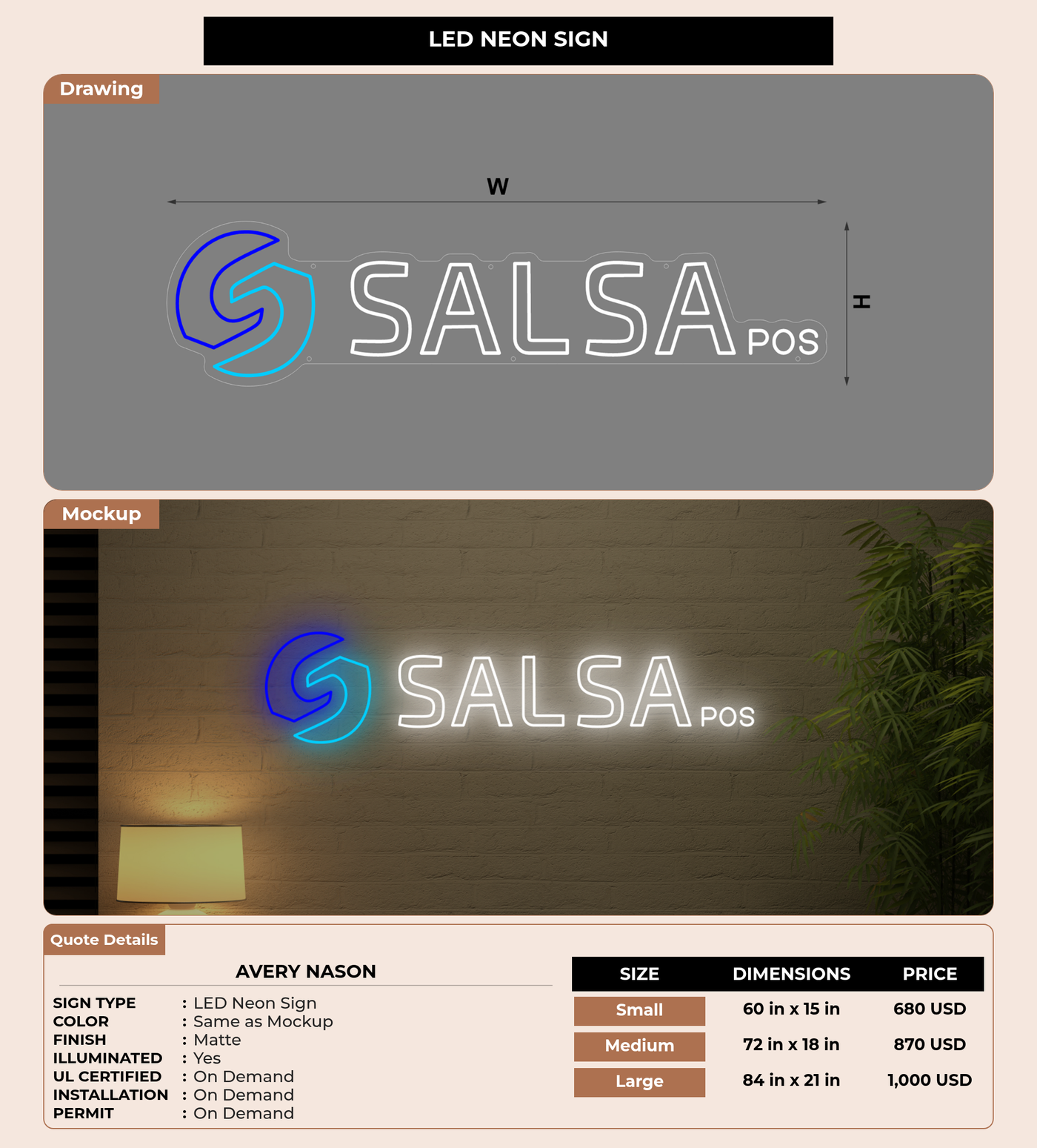 CUSTOM MOCKUP SIGN FOR Avery Nason