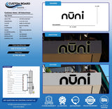 3D METAL BACKLIT SIGN FOR EFI HUBSCHMAN
