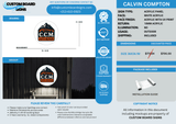 Lightbox Acrylic Panel for Calvin Compton