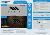 3D METAL BACKLIT SIGN FOR CARLOS SANCHEZ