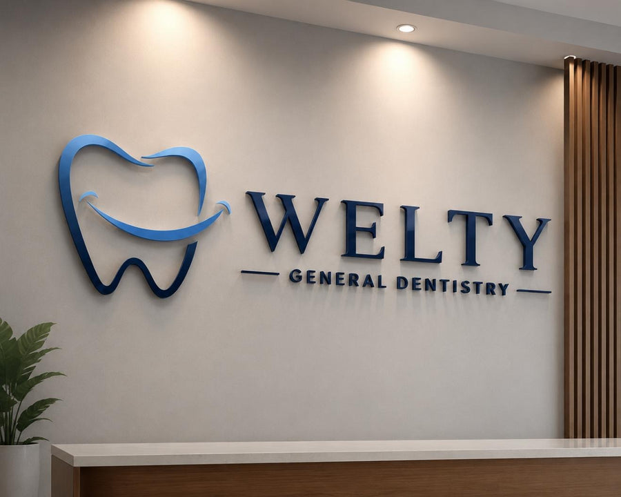 3D METAL SIGN WITH BACKBOARD FOR DEBBIE WELTY