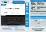 CUSTOM BUSINESS LOGO SIGN FOR ROXANNA RAMIREZ