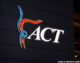 3D ACRYLIC FRONTLIT SIGN FOR ILLYA DEMYANYUK